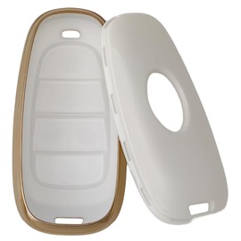 REPROTECTING TPU Key Fob Cover Compatible with (5 Buttons) 2019-2023 Hyundai Sonata Sanata Fe Tuscan Palisade (Matte Black/Matte Black)