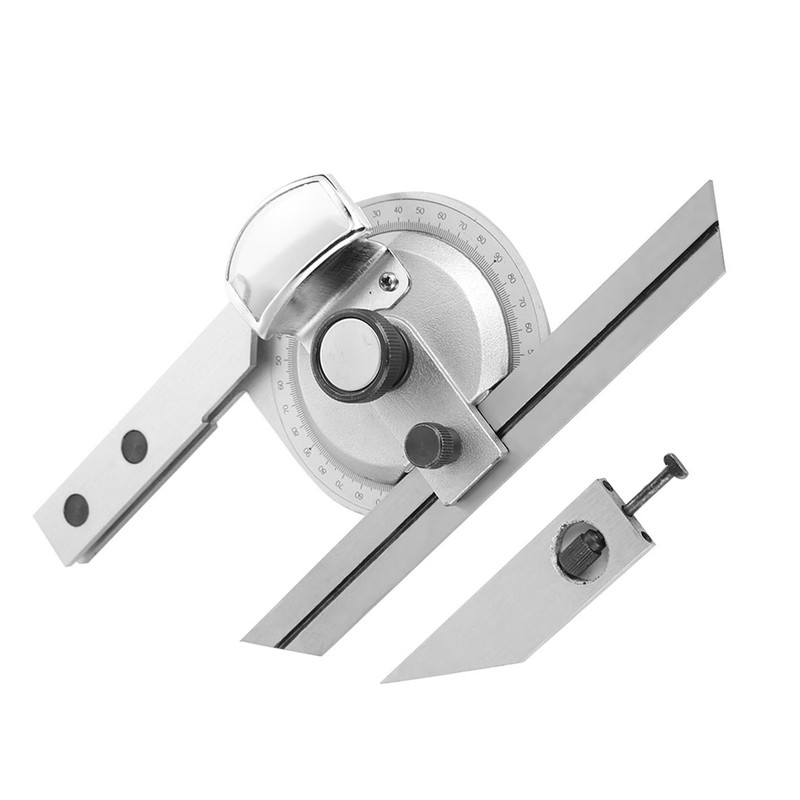 360 Degree Steel Universal Bevel Protractor Angle Finder Measuring Ruler