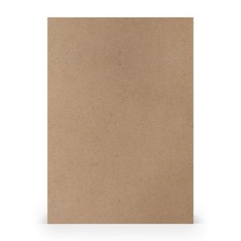 PAPERADO 50 x Kraft Paper DIN A4 - Brown 170 g/m² Paper Sheets - Craft Paper in 29.7 x 21 cm Painting, Crafts & Printing
