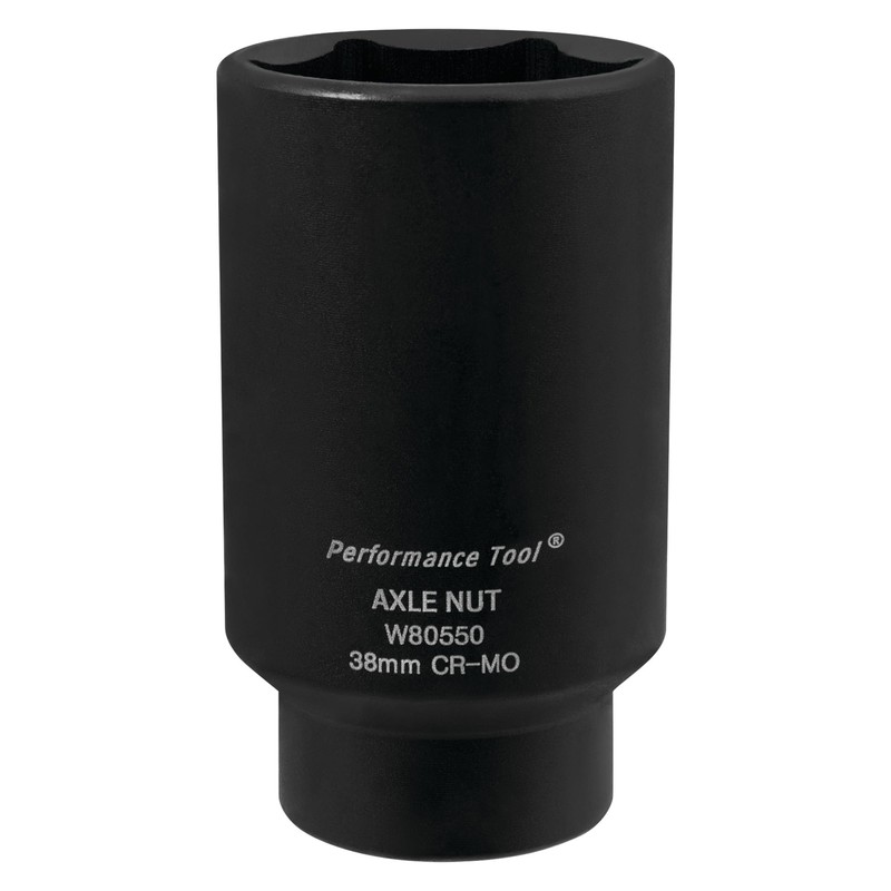 Performance Tool W80550 38mm Front Wheel Drive Axle Nut Socket