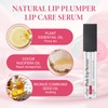 Pink Lip Serum 2 Pack,Multi-function Plump It,Lip Gloss Sets for