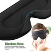 Sleeping Mask Soft Ice Silk Fabric 3D Sleeping Mask Eye