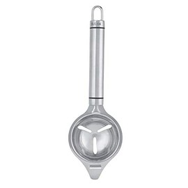 Fdit Separador de Huevos de Acero Inoxidable con Filtro de Yema de Clara de Huevo, Herramienta de Cocina, Separador de Yema de Huevo Apto para Lavaplatos