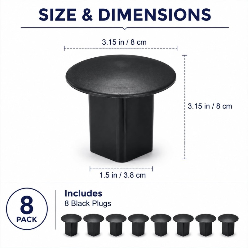 8 Pcs Baseball Base Plugs for Baseball Field, Base Anchors,