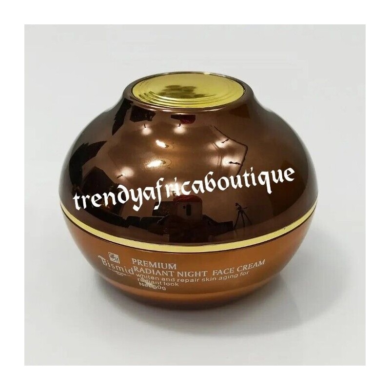 bismids costmetics Bismid premium Radiant night whitenizer face Cream, Not