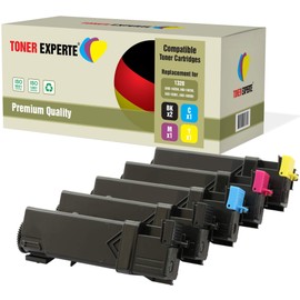 TONER EXPERTE Set of 5 Compatible with 593-10258 593-10259 593-10261 593-10260 Premium Toner Cartridges for Dell 1320c, 1320cn