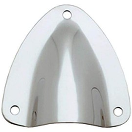 Attwood Stainless Steel Clamshell Vent, black