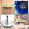 9 Pieces Grinding Attachment for Drill, Nylon Brush with 1/4