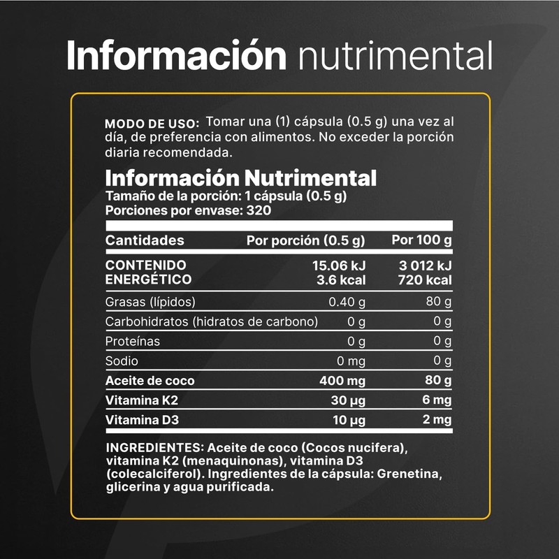 B Life Vitamina D3 400 UI + K2 con 320