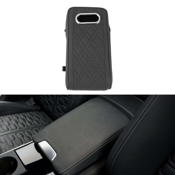 TUCKBOLD Universal Center Console Cover Car Armrest Cover with Tissue