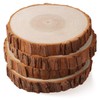 Fuyit Wooden Discs, 4 x Wood Log Discs 16–18 cm