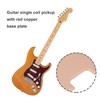 VGOL 2PCS Guitar Single Coil Pickups Base Plates Copper Plated