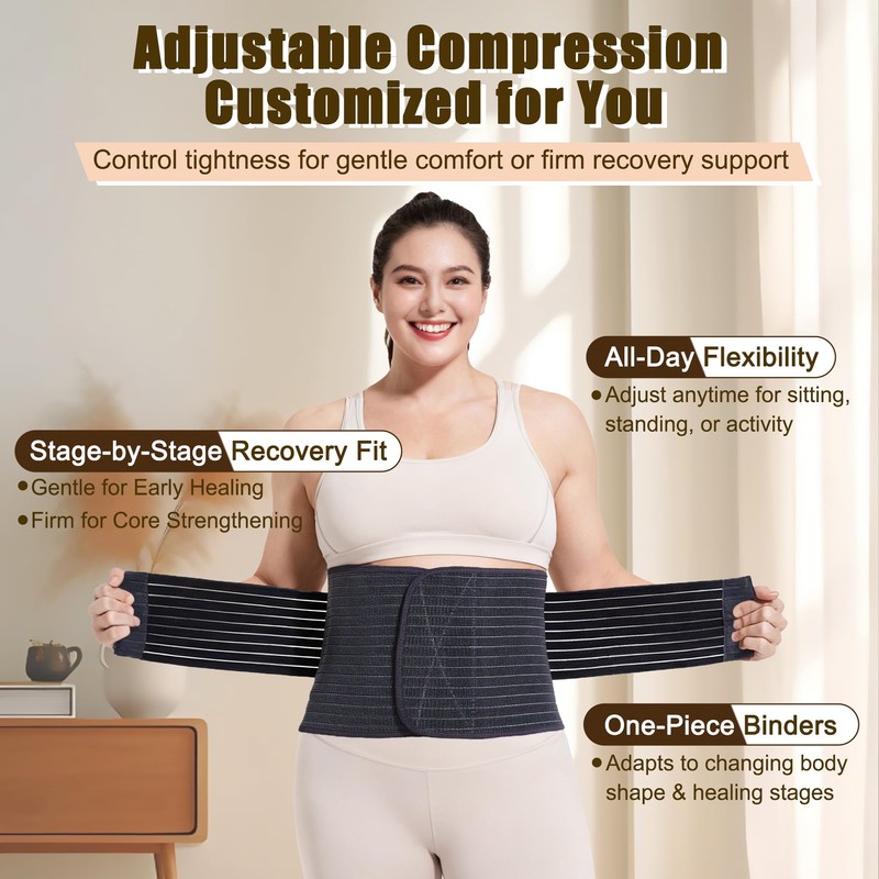 Reian Belly Band, Postpartum Essentials for Natural and C-Section Recovery,