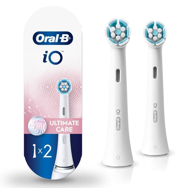 Oral-B Cabezales de Repuesto iO SERIES Ultimate Care, para Cepillo de Dientes Eléctrico Oral-B, 100% encías más saludables, 2 Unidades​