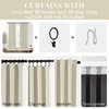 SHINELAND Beige Blackout Drapes Curtains 84 Inch Length 2 Panels