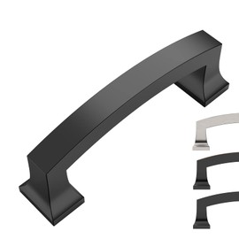 9BUILD 3 Inch 10 Pack Matte Black Cabinet Pulls Kitchen Cabinet Handles Kitchen Cabinet Hardware Kitchen Handles for Cabinets Cupboard Handles