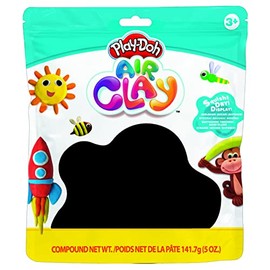 Play Doh Air Clay 5oz, Sensory and Educational Craft Toys for Kids, Ages 3+, Black