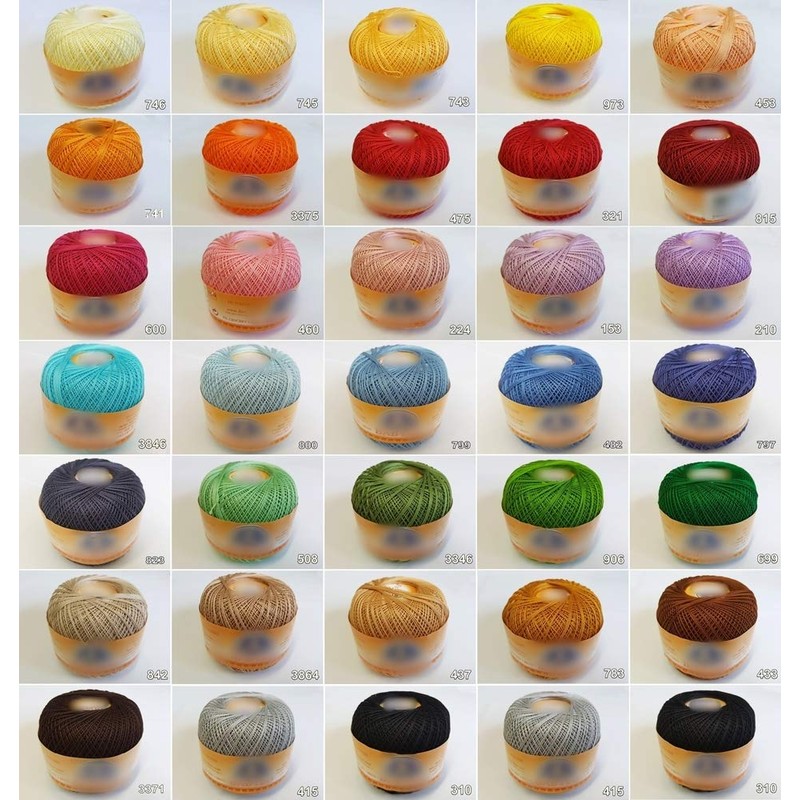 DMC - Babylo size 20 in colours