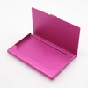 Joyangy Pack of 2 Rose Red Metal Business Card Holder,