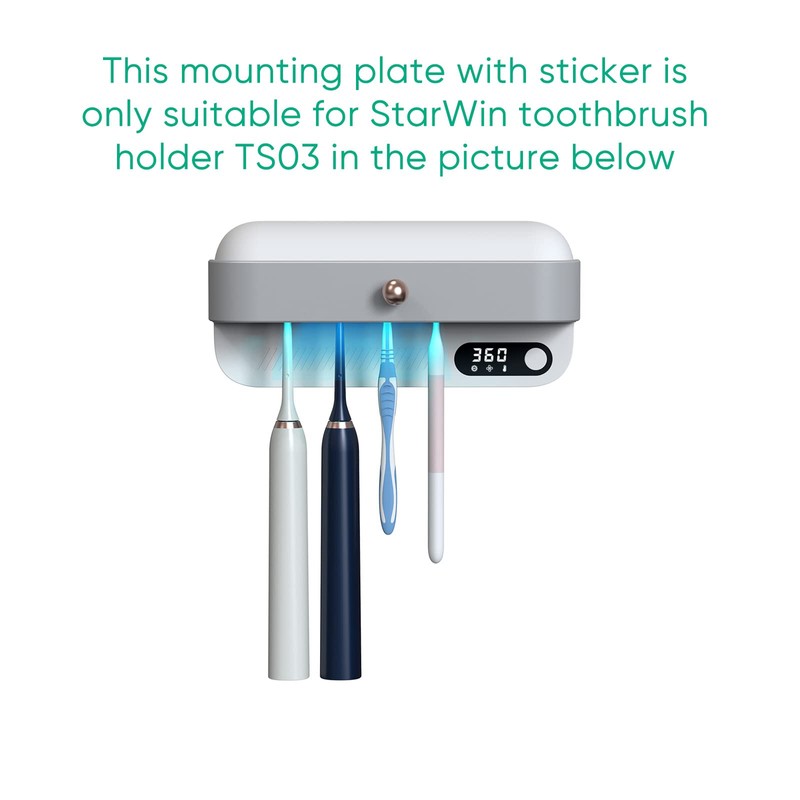 Mounting Plate with Sticker Only for StarWin Toothbrush Holder TS03