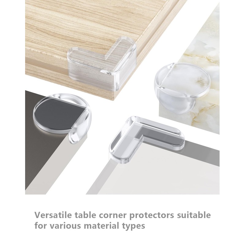 Baby Corner Protectors, Transparent Corner Protection Edges - Pack of