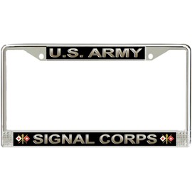 MilitaryBest U.S. Army Signal Corps License Plate Frame