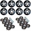 Switch Roller Blade Wheels 80 mm 85A with ABEC 9