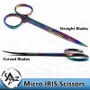 A2Z Scilab Set of 2 MULTI TITANIUM RAINBOW COLOR Iris