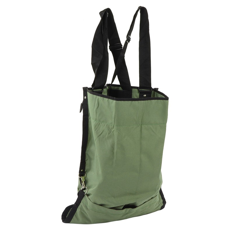 Fruit Picking Bag Green Double Buckle 600D Oxford Cloth Adjustable