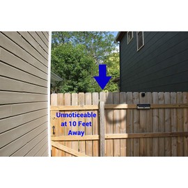 Anti-Climb Fence Spikes, Home Security Burglary Deterrent, Black Stainless Steel, Low Profile, Anti Climb