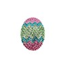 Faship Multicolors Rhinestone Crystal Big Easter Egg Pin Brooch -