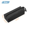 sourcing map 2pcs Zipper Utility Tool Bag 9.8x3.3x2.8 Inch Multi-purpose