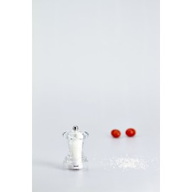 Bisetti 822S Salzmühle, Acryl, 10 cm, transparent