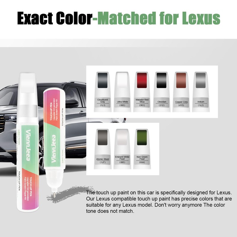 3rd-Generation for Lexus Touch Up Paint for Cars 2-in-1 Pen