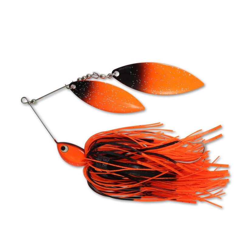 Northland Reed Runner Magnum Double Willow Spinnerbait 3/4oz Blackbird Painted