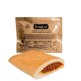 Bridgford Honey BBQ Beef - MRE Survival Food Storage Ready To Eat Meals - 3 Pack …