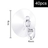 JPGhaha Suction Cup with Hooks, 40 Pieces, Diameter 40 mm,