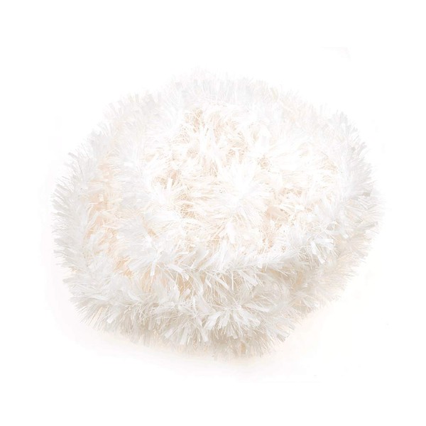 VEYLIN 10 Meters White Xmas Tinsel for Christmas Home Tree Decorations