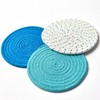 Kitchen Pot Holders Set Trivets Set 100% Pure Cotton Thread
