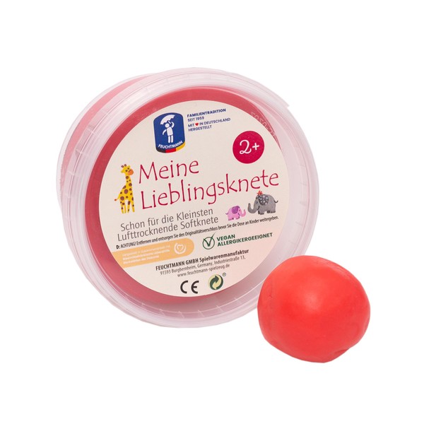 Feuchtmann My Favourite Edu Edition 500 g Children's Clay Red,