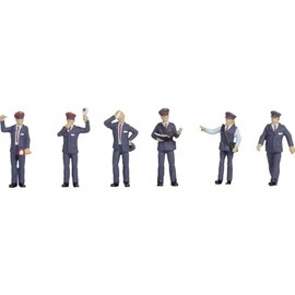 NOCH H0 Personaggi dei funzionari ferroviari della Germania, personaggi per modellismo H0, perfetti per creare scene realistiche