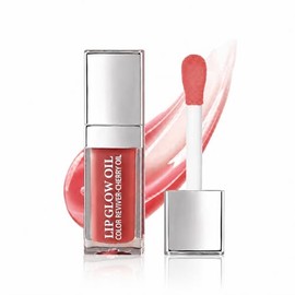 GECOMO Aceite Hidratante con Brillo para Labios, Aceite de Labios Transparente Toot Teñido Nutritivo de Larga Duración Reparador Aclarando Líneas de L