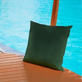 A1 HOME COLLECTIONS A1HC Luxurious Outdoor Waterproof Pillow Covers 22x22 Inches (Pack of 2, Timber Green), Throw Pillow Covers for Pool Areas, Garden, Sofa, Chairs, Beds, Tent, Patio