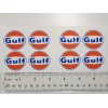 Gulf Stickers For Tonka Or Other Toy Restorations 1-1/2 Inch.