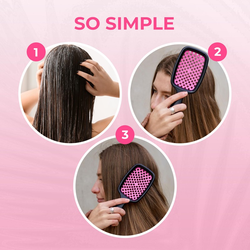 FHI Heat UNbrush Detangling Brush for Pain-Free Brushing on All