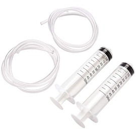 2 Pack 50 ML Syringe for Nutrient Measuring 100cm Tube