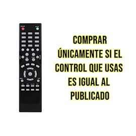 Control para Pantalla VIOS, Modelo Vledtv3216, Directo, Cobia, No Necesita Programar, Comprar Si Tu Control Es Igual Al de la Imagen