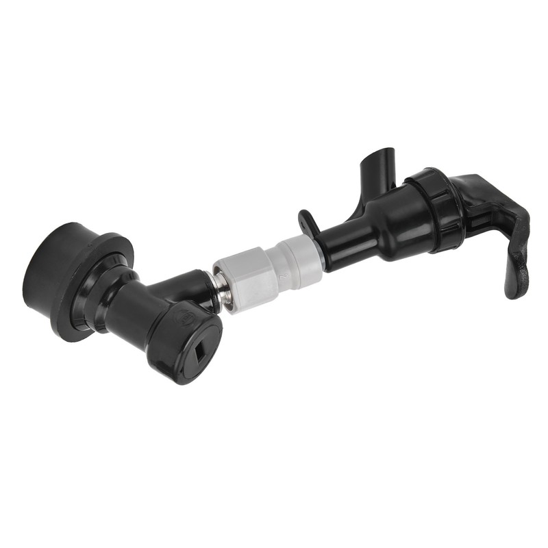Beer Dispenser Plastic Black Portable Beer Tap Faucet for Outdoor