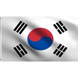 DMSE - Bandera de Taegukgi Taegeukgi de la República del Sur de Corea (2 x 3 pies)