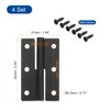sourcing map 4 Pcs Lift Off Hinge, 2.5" Detachable Lift